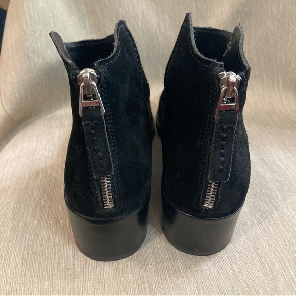 DOLCE VITA  Sz 10 Tucker Onyx Colourway Suede Leather Ankle Booties - Picture 9 of 10